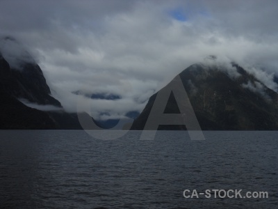 Cloud south island mountain fiordland sky.