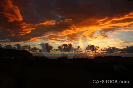 Cloud spain sky sunrise sunset.