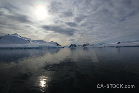 Cloud sun antarctica marguerite bay cruise.