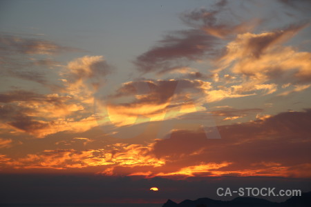 Cloud sunrise spain europe sky.