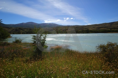 Cloud torres del paine day 1 mountain river.