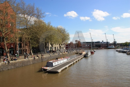 Cloud uk sky person river.