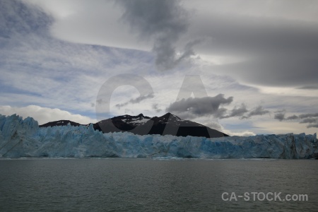 Cloud water lake argentino perito moreno south america.