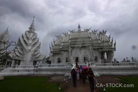 Cloud white temple thailand sky asia.