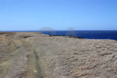 Coast blue desert.