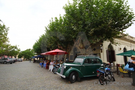 Colonia del sacramento building vehicle road uruguay.