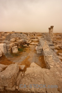 Column sky historic amman ancient.