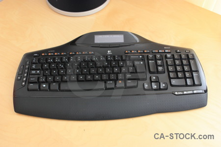 Computer keyboard object.