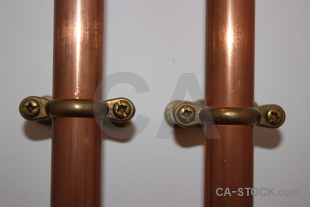 Copper screw pipe object scientific.