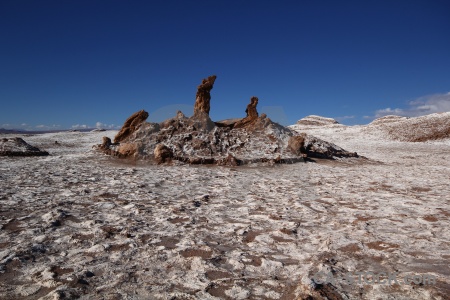 Cordillera de la sal chile valley of the moon rock mountain.