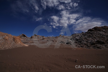 Cordillera de la sal cloud atacama desert chile valle luna.