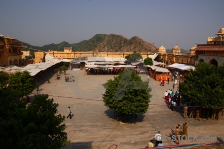 Courtyard india amer asia fort.