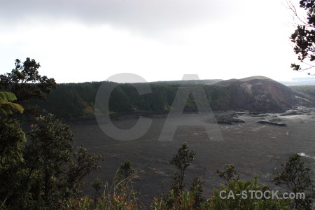 Crater lava volcanic white.