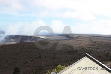 Crater volcanic white.