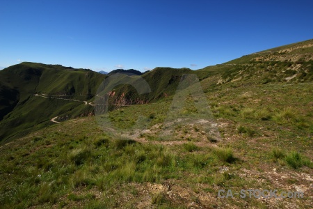 Cuesta del obispo valley calchaqui altitude grass.