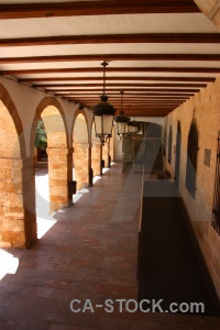 Denia archway light beam building.