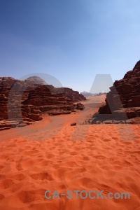 Desert bedouin wadi rum sand middle east.