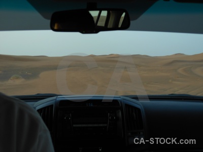 Desert car sand asia middle east.