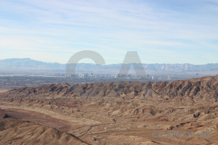 Desert mountain landscape white rock.