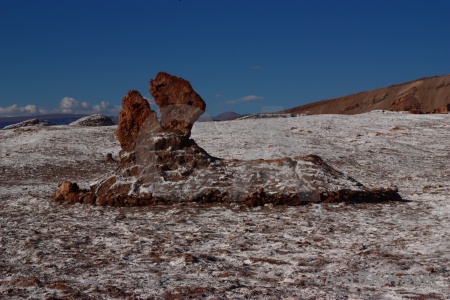 Desert mountain valle de la luna cordillera sal south america.