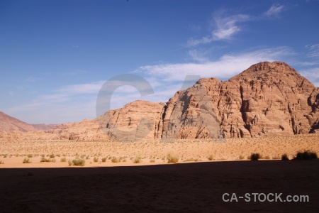 Desert mountain western asia landscape sky.