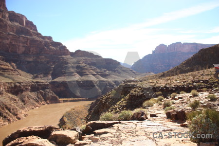 Desert mountain white landscape rock.