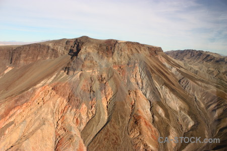 Desert rock mountain white landscape.