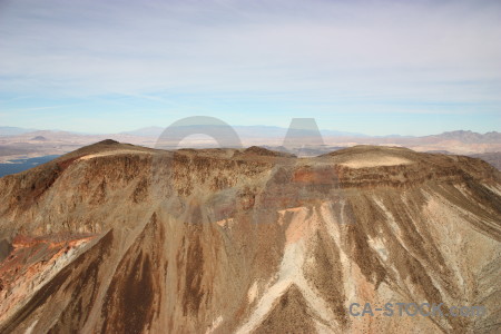 Desert white rock brown landscape.