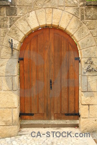 Door javea wood stone texture.