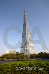 Dubai skyscraper sky tree uae.