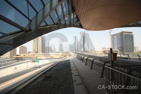 Dubai western asia building middle east metro.