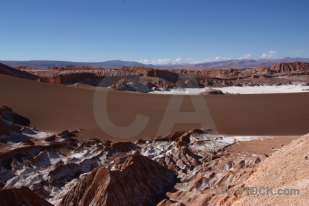 Dune mountain landscape cordillera de la sal rock.