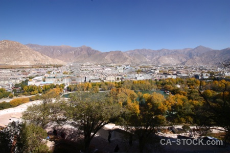 East asia building landscape tibet mountain.