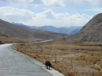 East asia road cloud tibet himalayan.