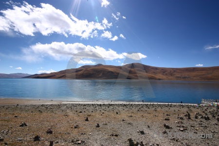 East asia water desert cloud sky.