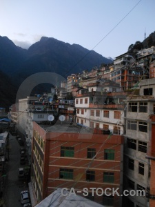 East asia zhangmu china altitude building.