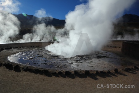 El tatio andes mountain chile atacama desert.