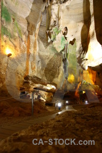 Europe cave rock benidoleig spain.