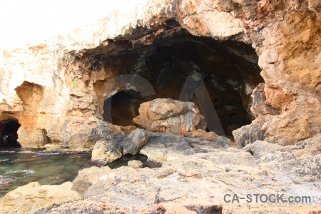 Europe cave rock water spain.