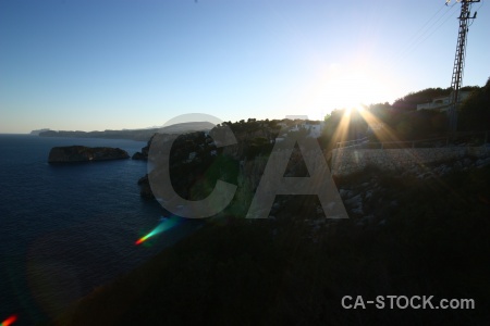 Europe cliff rock spain sunrise.