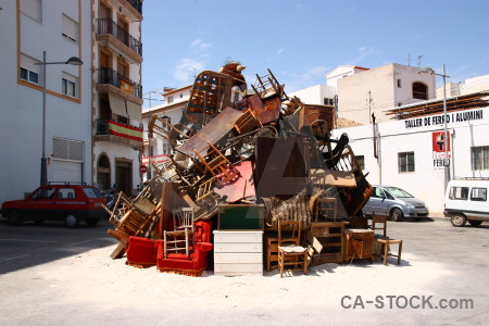 Europe fire white furniture wood.