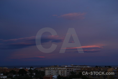Europe javea spain purple blue.