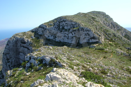 Europe montgo climb spain javea rock.