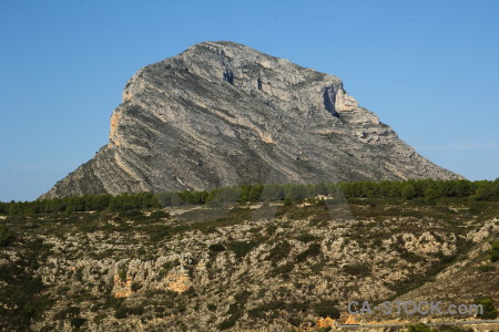 Europe montgo javea mountain spain.