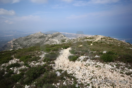 Europe rock spain javea montgo climb.