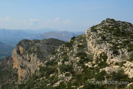 Europe spain rock javea montgo climb.