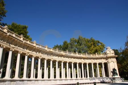 Europe spain tree alfonso monument.