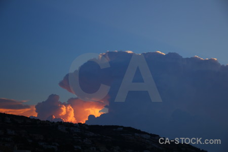 Europe sunset spain javea sky.