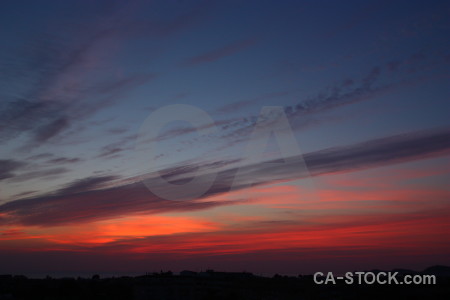 Europe sunset sunrise cloud spain.