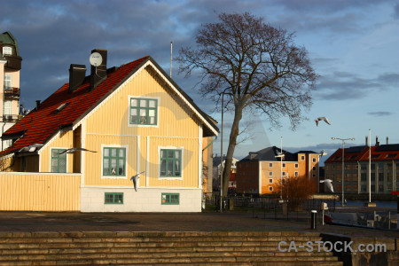 Europe sweden building brown karlskrona.